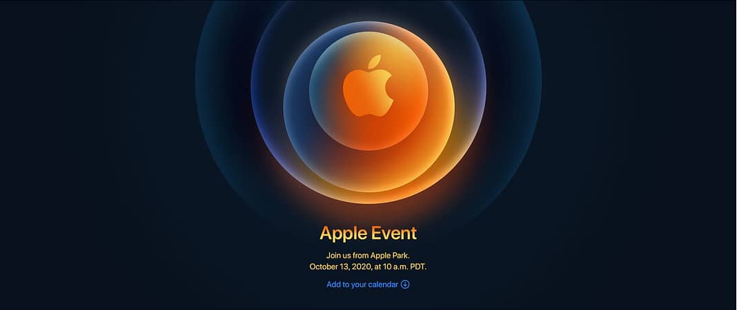 iphone 12-apple event 13 october